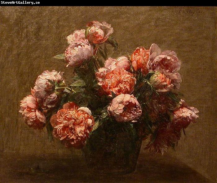 Henri Fantin-Latour Vase of Peonies